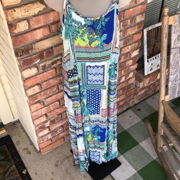 Promesa maxi spaghetti strap multi color dress - Picture 1 of 6